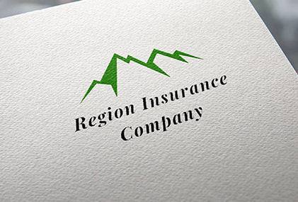Region Insurance Company logo printed on a paper